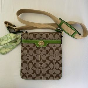 COACH Crossbody - Signature Canvas in Khaki